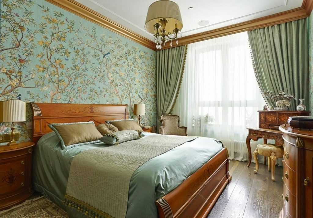 Интерьер спальни в светлых тонах со светлой и темной мебелью в современном стиле, дизайн с яркими акцентами
 - 35 фото