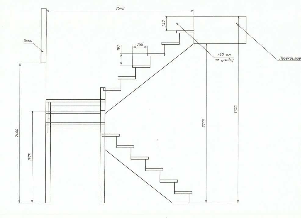 3d расчет лестницы с поворотом 180 градусов - онлайн калькулятор | perpendicular.pro