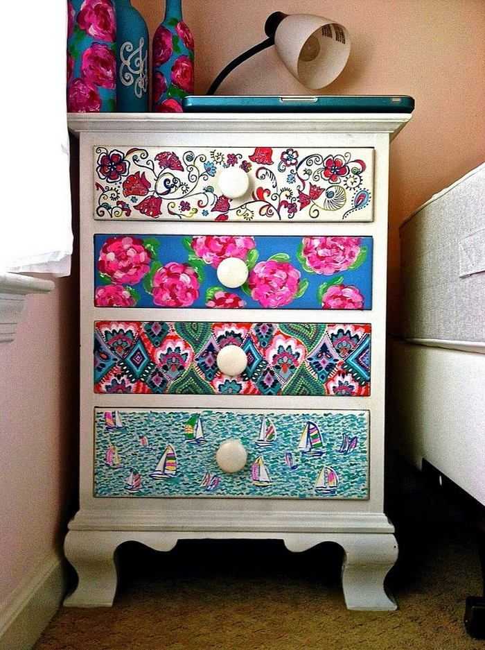 Декор шкафа своими руками: чем обклеить старый шкаф в домашних условиях, идеи декора