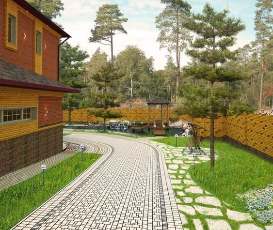Ландшафтный дизайн загородного дома – как создавать красивые композиции
