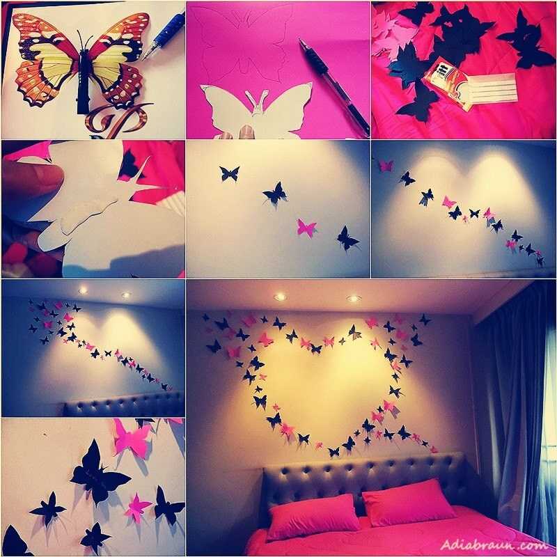 (+95 фото) декоративные бабочки на стену своими руками 95 фото