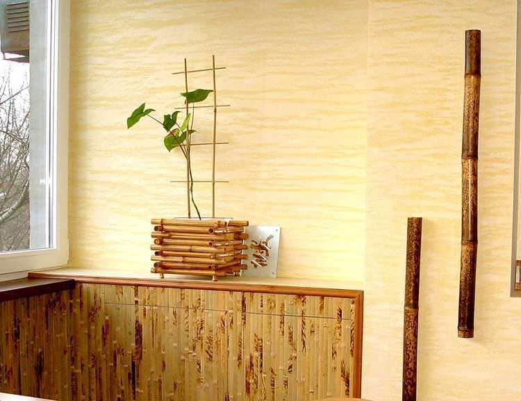 Бамбук для отделки стен: красота и функциональность