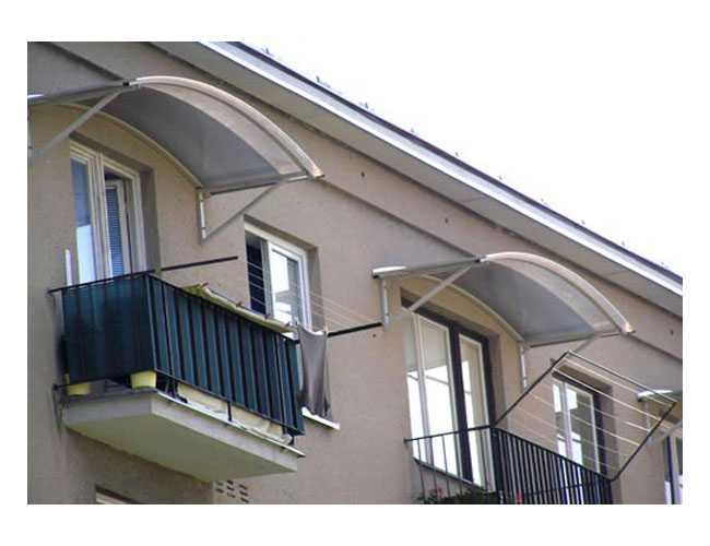 Пошаговая инструкция по монтажу козырька над балконом