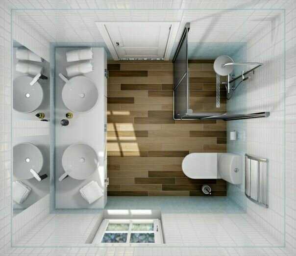 Как обустроить маленькую ванную комнату площадью 5 и 6 квадратных метров Интересные идеи для ремонта Практичные варианты планировки для небольшой ванной