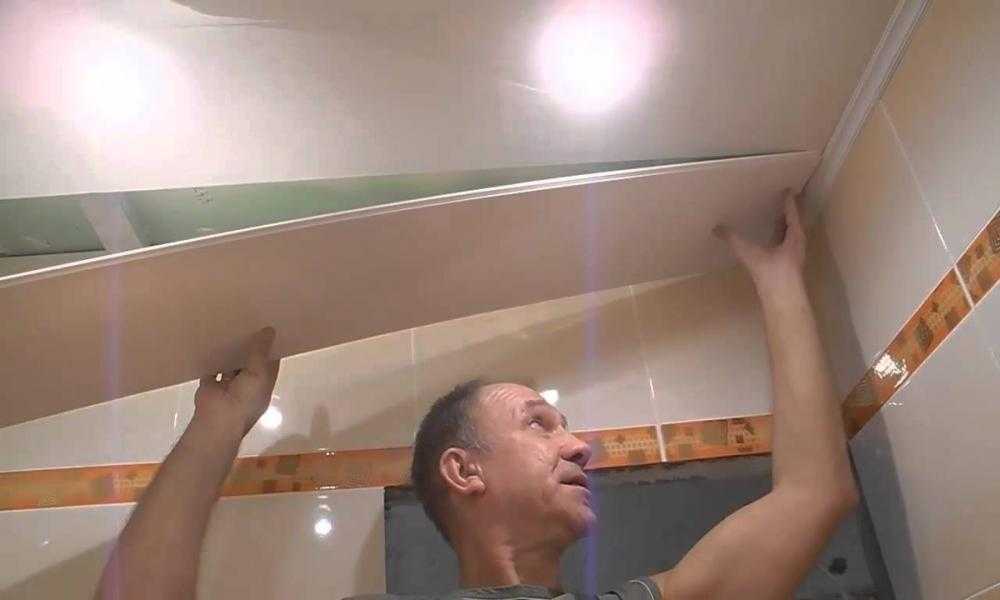 Как сделать потолок из гипсокартона с подсветкой в туалете