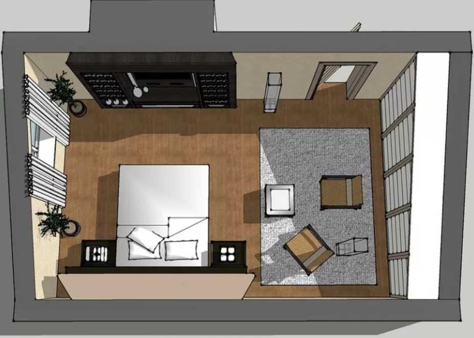 Комната на 17 кв м: тонкости дизайна, выбор цвета и стиля