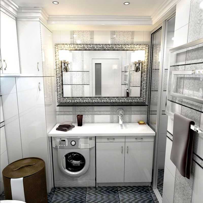 Дизайн ванной комнаты в хрущевке: фото 2016, современные идеи интерьера