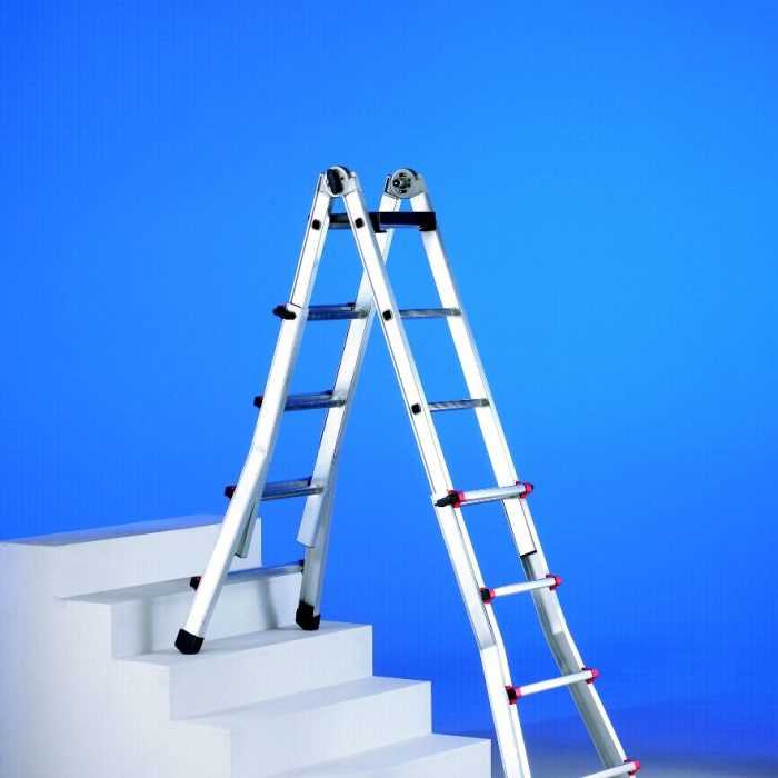 Раздвижные лестницы из алюминия