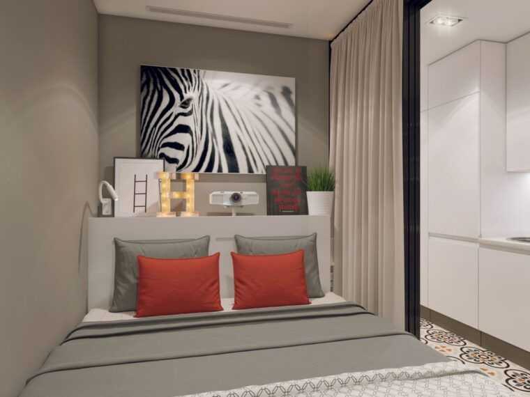 Спальня 3 на 4 — варианты идеального зонирования и планировки. топ-100 фото новинок дизайна