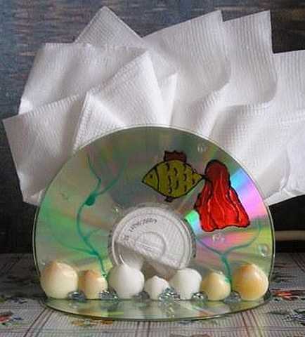 Поделки из компьютерных cd дисков: оригинальные светильники, рамки, цветочные вазы, занавески и другие полезные поделки