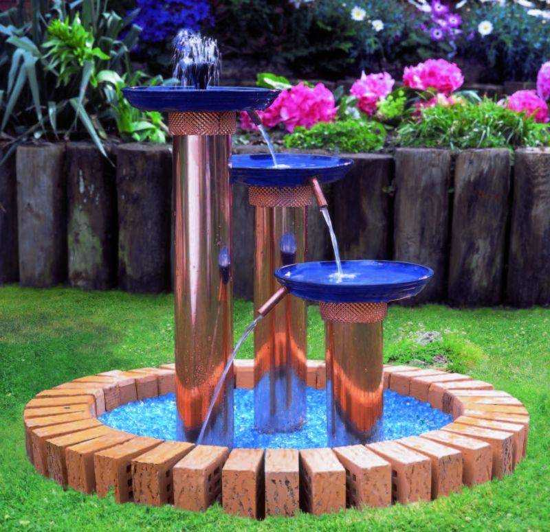 Садовый фонтан на даче - энергия воды и красоты!