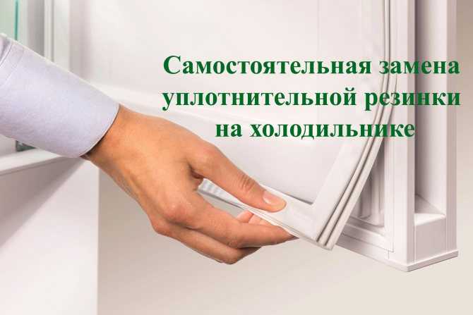 Как установить уплотнительную резинку на холодильник атлант