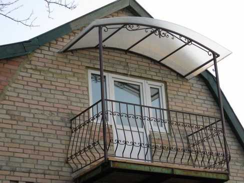 Козырек над балконом своими руками - самстрой - строительство, дизайн, архитектура.