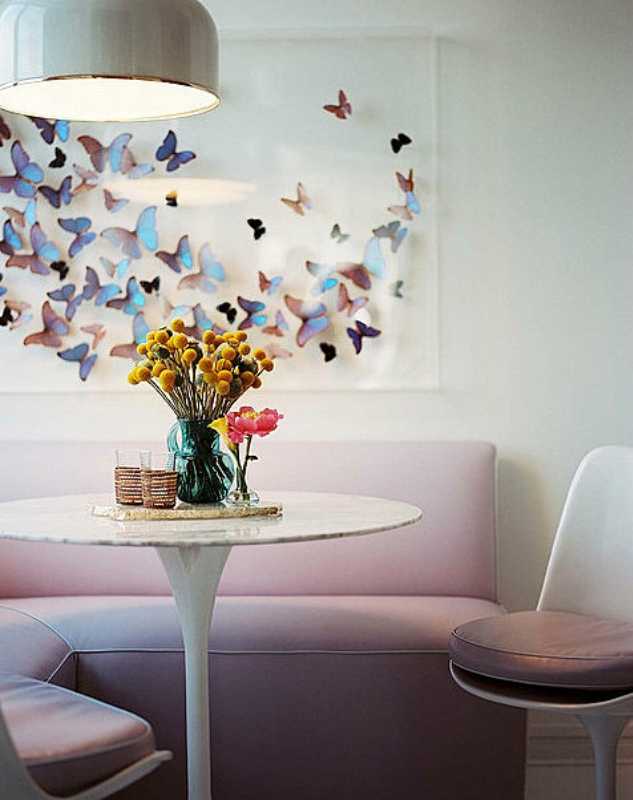 Декор стен бабочками своими руками +60 фото идей