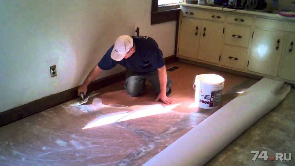 Как подготовить пол под линолеум: основание своими руками. подготовка бетонного и деревянного пола к укладке линолеума, фото и видео