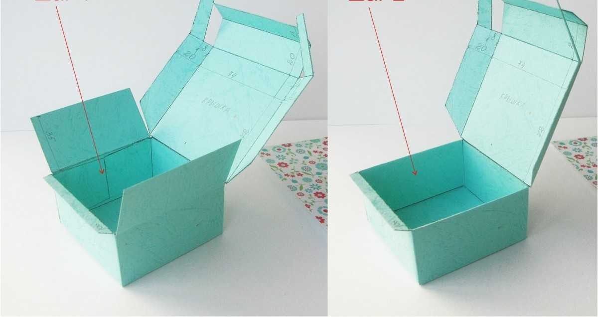 Как сделать коробку из картона: поэтапное описание лучших идей