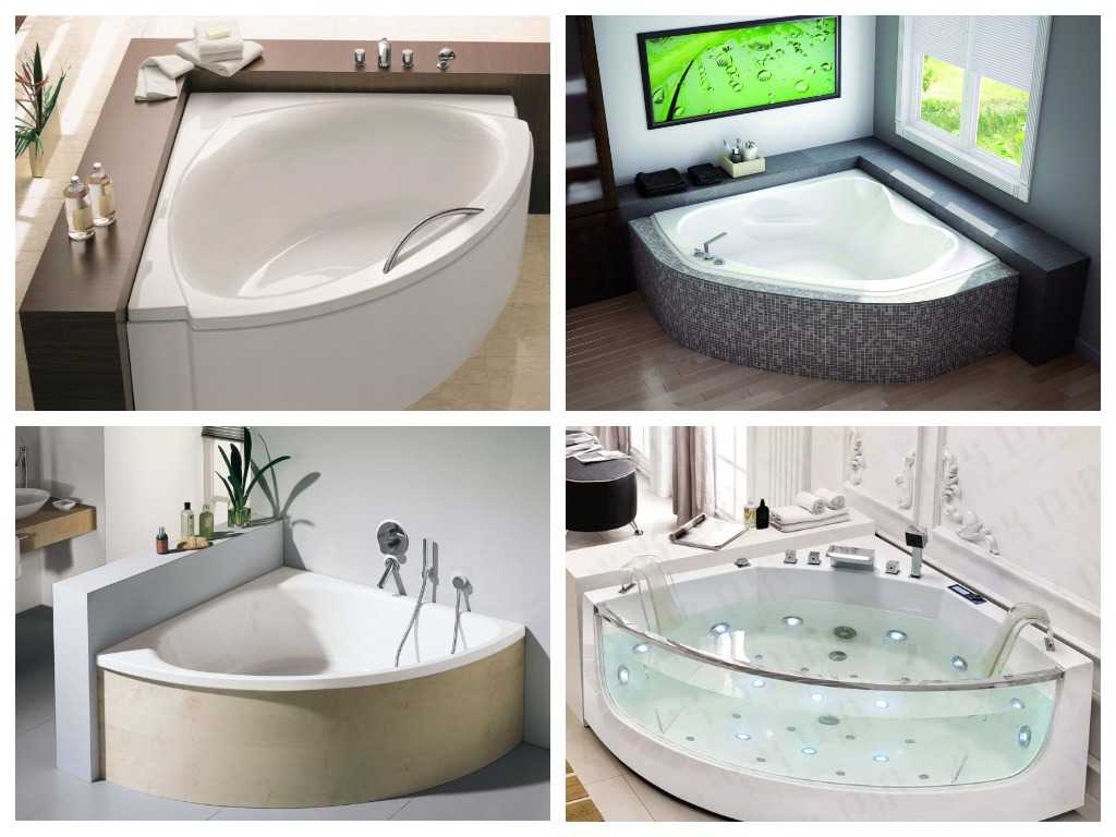 Угловая ванная: типы, размеры, материалы ванны (48 идей дизайна)