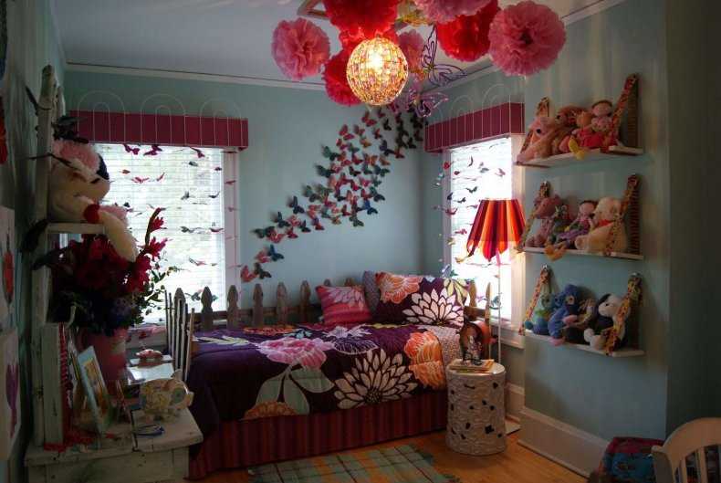 Как украсить комнату спальню Красивые идеи декора маленькой комнаты для девочки из подручных материалов своими руками Пошаговые мастерклассы 2018