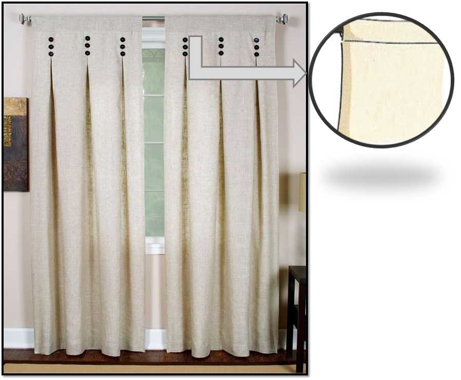 Как рассчитать ткань на шторы со складками? • pkvitrina.ru