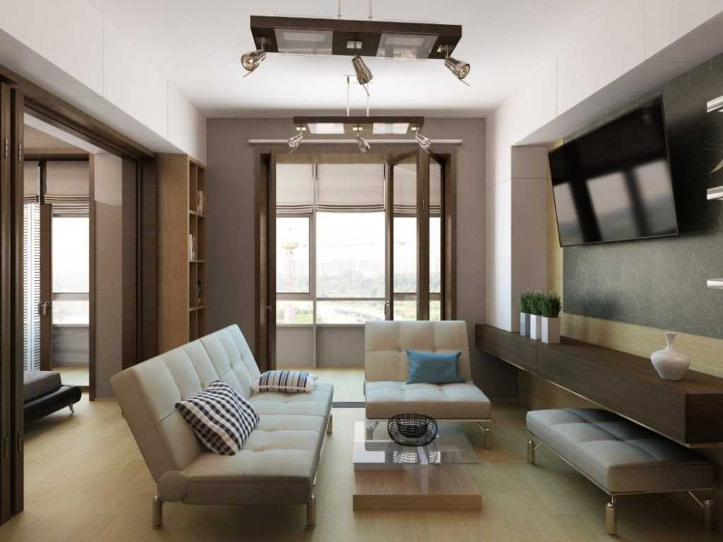 75 современных идей дизайна двухкомнатной квартиры
