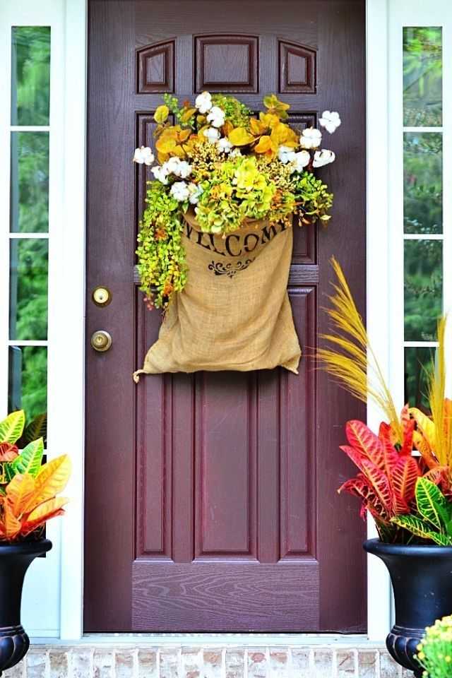 Декор двери: как украсить входную дверь снаружи и изнутри

 - 33 фото