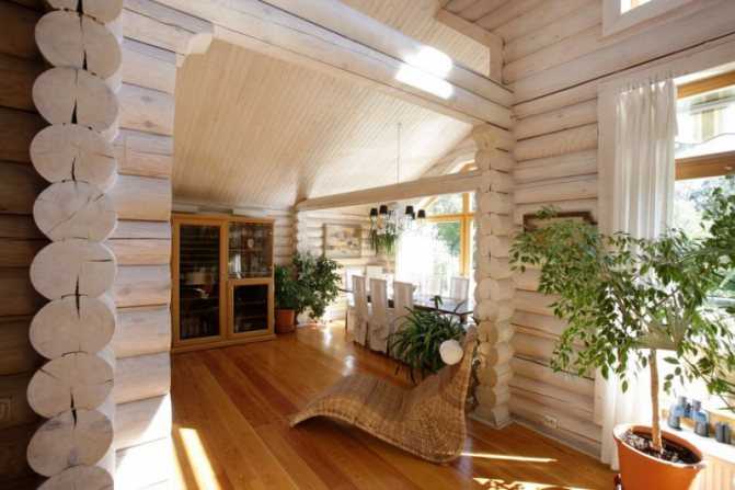 Внутренний дизайн деревянного дома: идеи, фото
