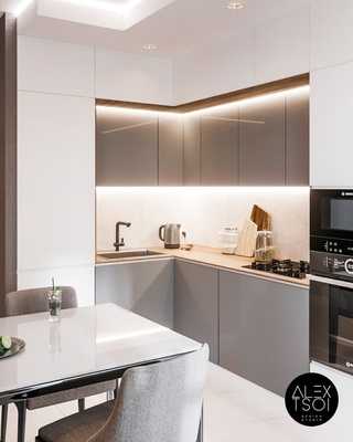 Дизайн интерьера кухни 12 кв. метров: фото, идеи планировки и стилевого оформления