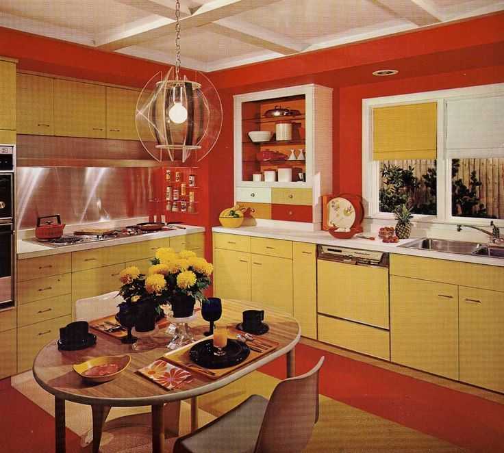Как оформить кухню в стиле ретро Особенности стиля, выбор мебели, техники, освещения Фото примеры с описанием