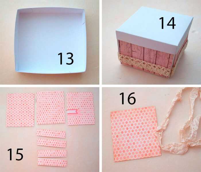 Как сделать коробку из бумаги своими руками