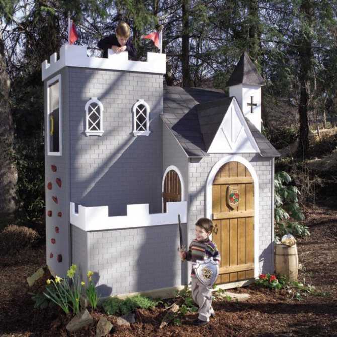 Строительство детского домика на даче своими руками