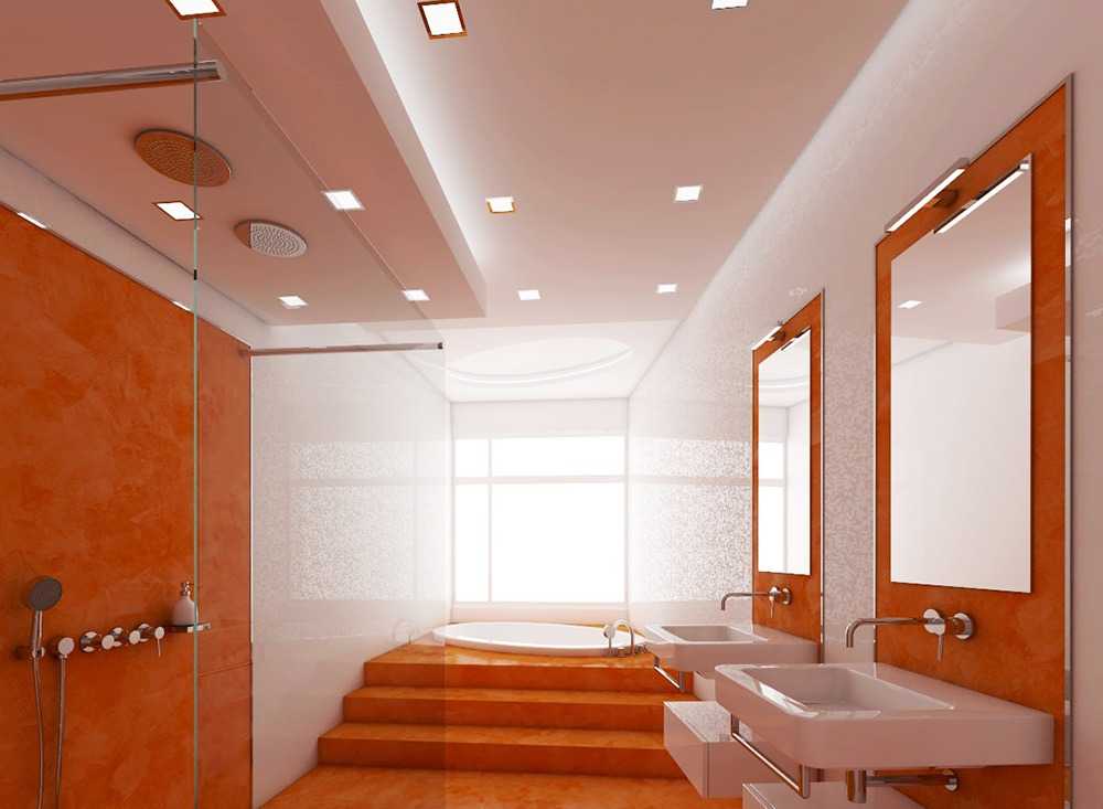 Потолок в ванной из гипсокартона: подготовительный этап, материалы и инструменты, разметка, установка и обшивка каркаса