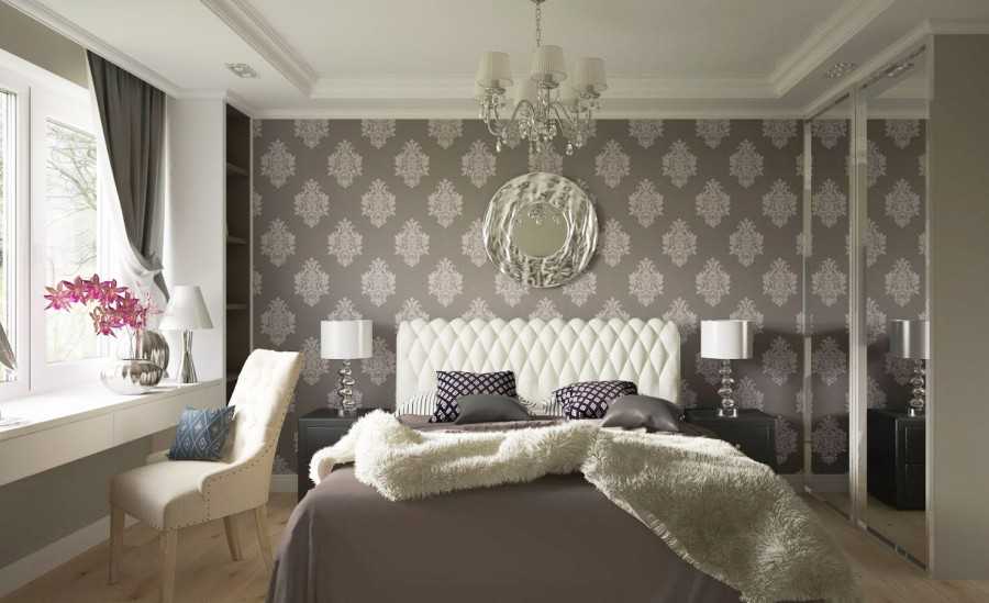 Обои серого цвета: сочетания, дизайн, выбор мебели и штор, 101 фото в интерьере