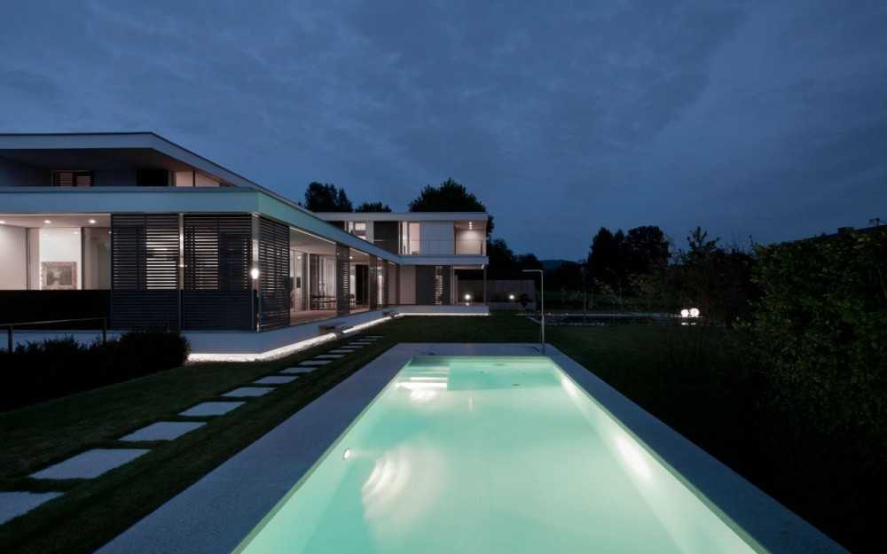 Проекты домов с бассейном внутри: характеристики, площадь и фото