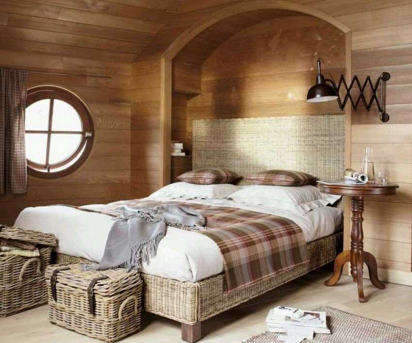 Спальня в загородном доме: дизайн интерьера, оформление - 40 фото
