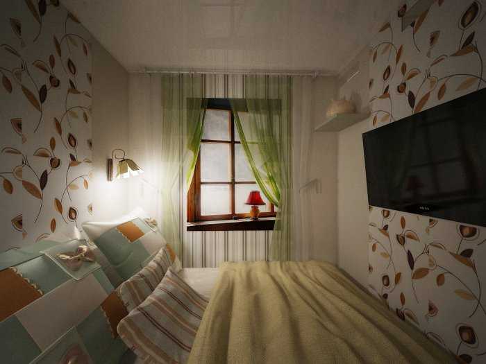 Дизайн спальни-кабинета: фото идеи для зонирования в маленькой комнате