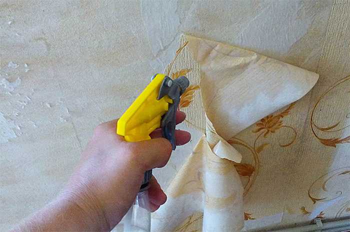 Как снять флизелиновые обои со стен: как снимать, отклеить