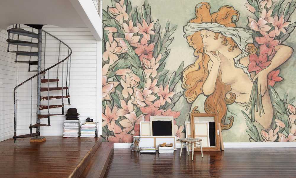 Декоративные росписи и барельефы в интерьере
