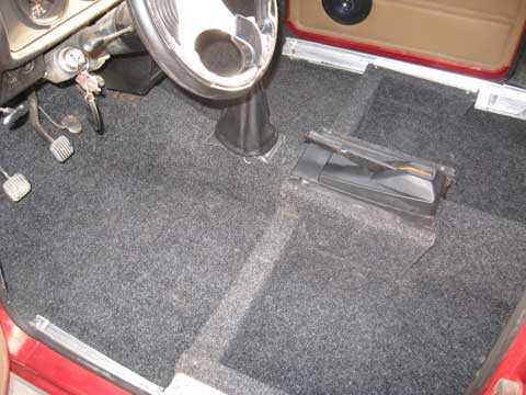 Автомобильный ковролин: замена в авто, инструкция по укладке своими руками, фото