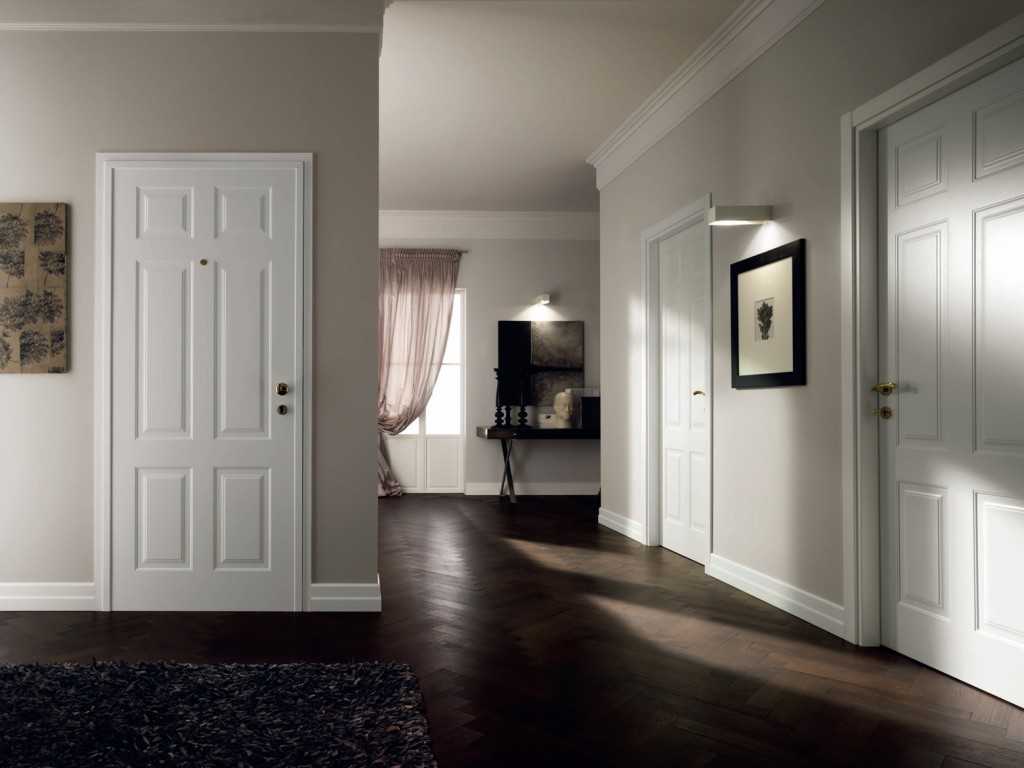 Как правильно сочетать светлые двери в интерьере