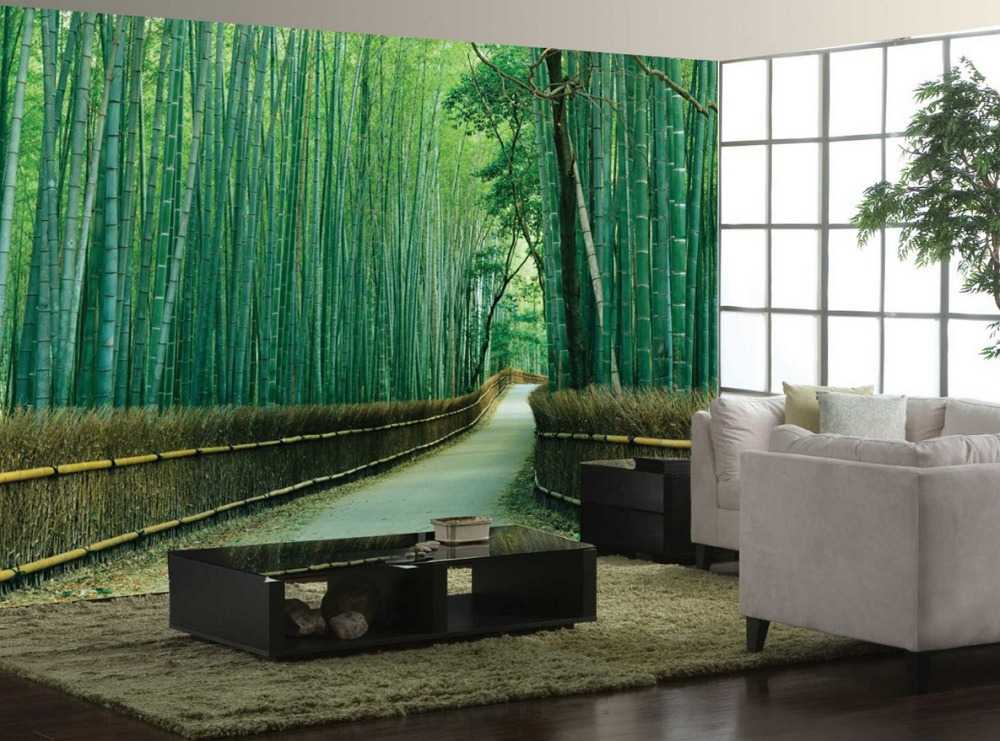 Бамбуковые обои в прихожей: 12 фото стильных интерьеров