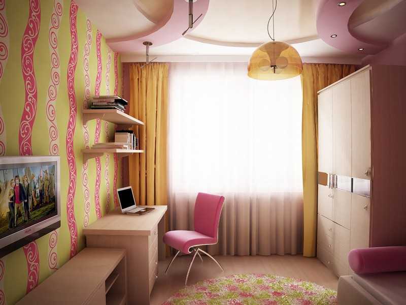 Комната для подростка мальчика и девочки 12-16 лет: идеи дизайна в современном стиле, интерьер комнаты 9-12 кв.м
 - 15 фото