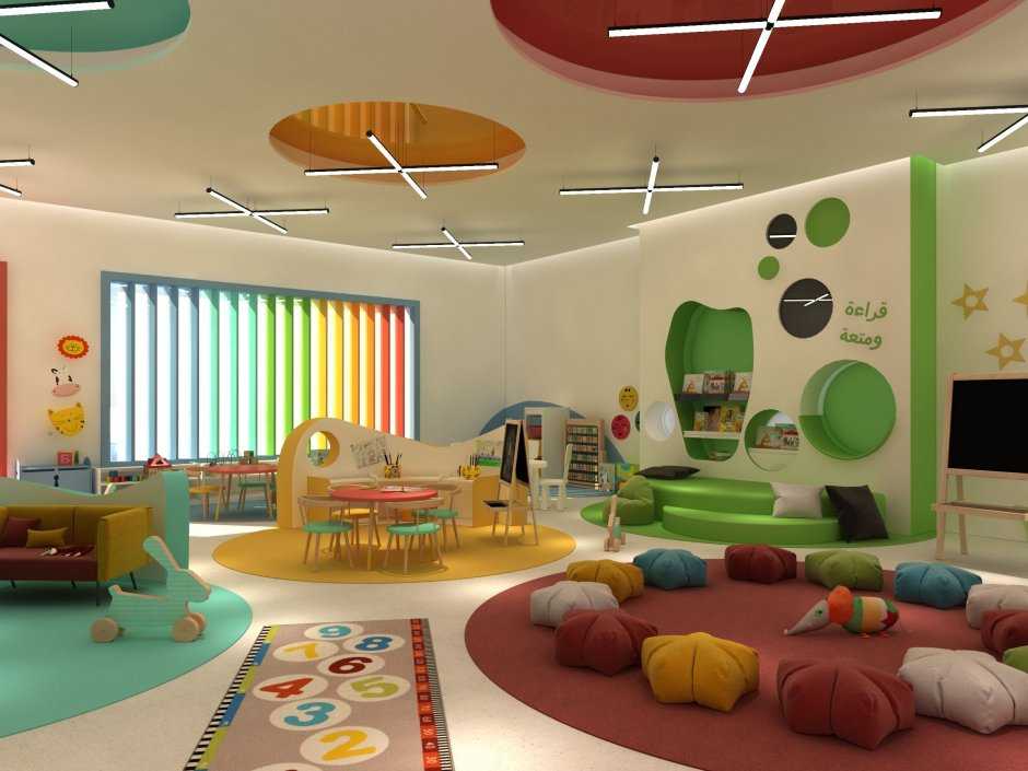 (+103 фото) дизайн детского сада современные идеи