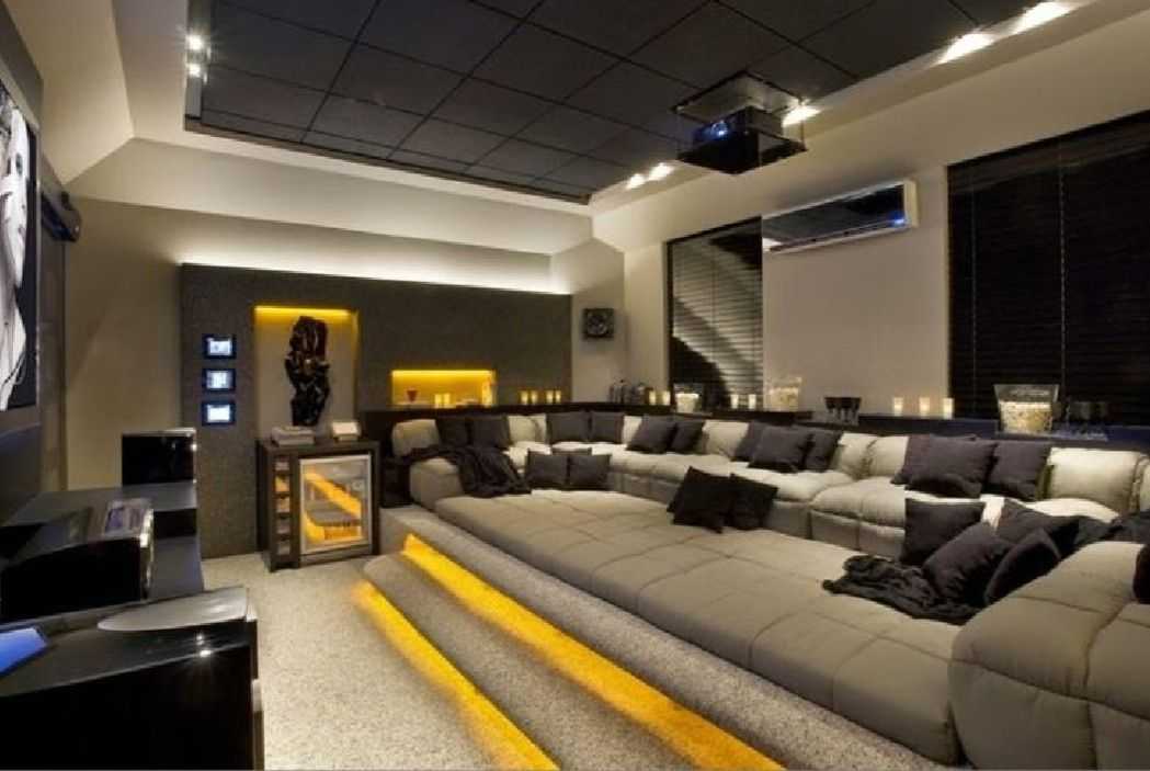 Дизайн домашнего кинотеатра +40 фото интерьера