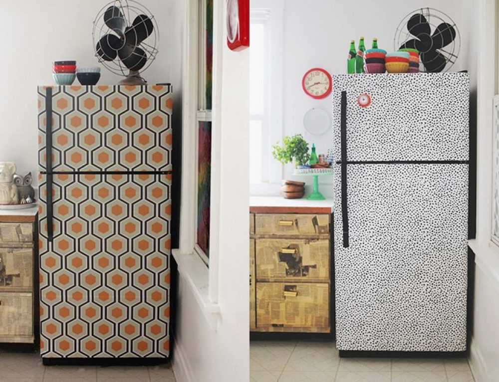 Декор холодильника – 80 фото-идей и 8 супер-способов переделки