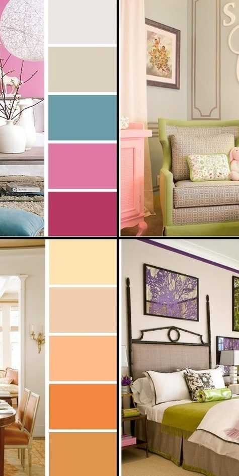 Как правильно сочетать цвета в интерьере - таблица и фото