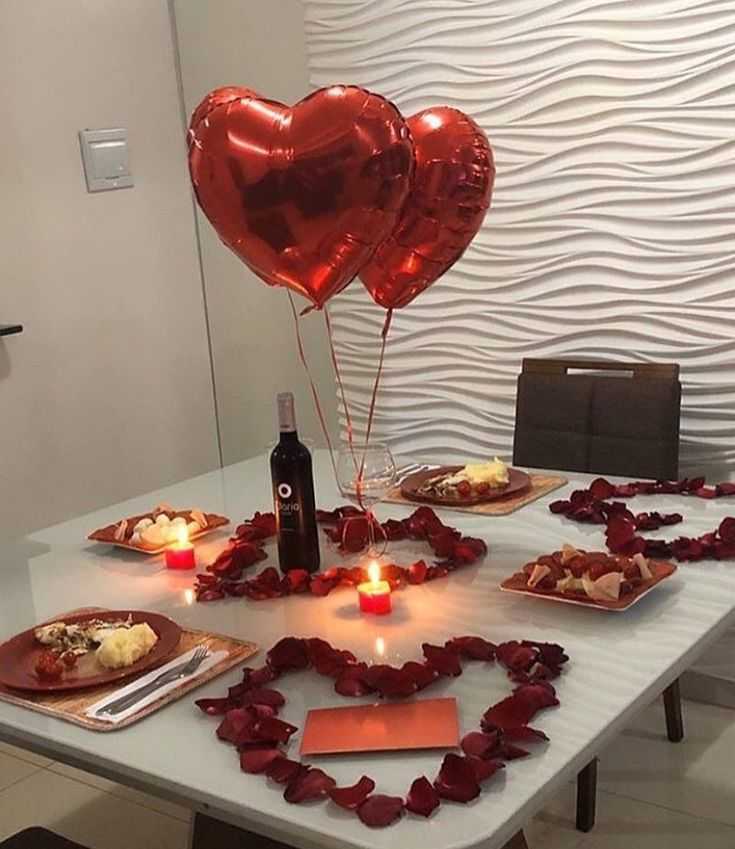 Романтический ужин для двоих на день святого валентина своими руками в домашних условиях