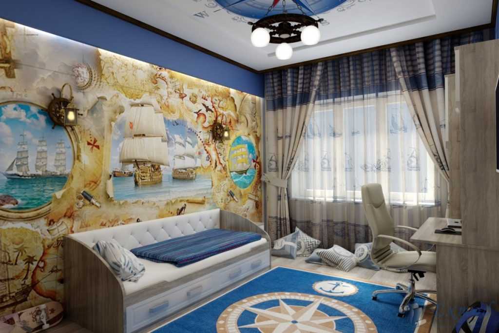 Гостиная в морском стиле: примеры создания нового интерьера после отпуска (40 фото)
