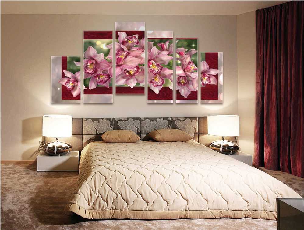 Картины для спальни 100 фото стильных решений в дизайне интерьера Какую картину повесить в спальне над кроватью Лучшие варианты композиций из картин в интерьере спальни