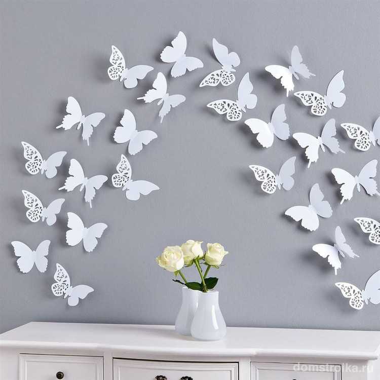 Бабочки на стену — идеальный вариант декора стен (75 фото)