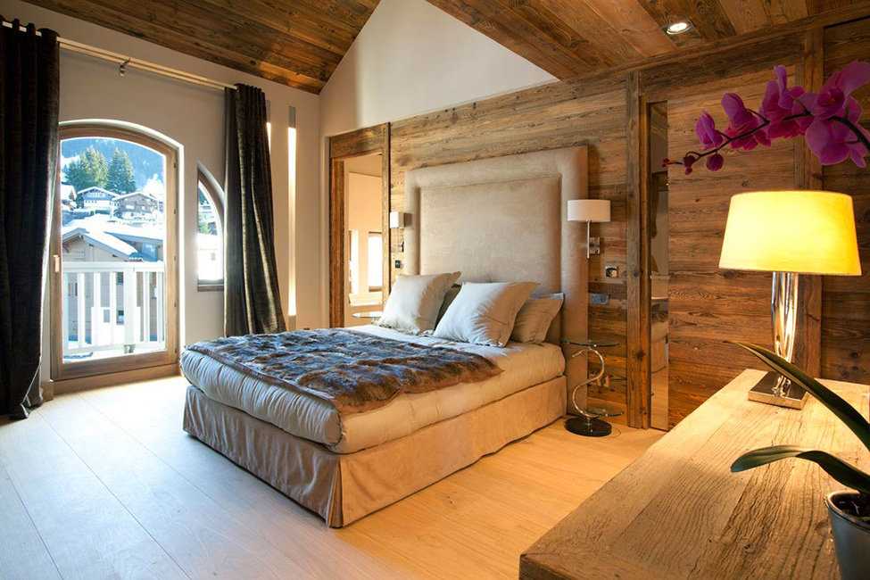 Спальня в деревенском стиле - 100 фото идей в интерьере спальни